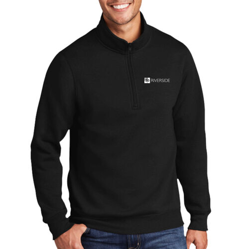 Unisex/Mens 50/50 Blend 1/4 zip Sweatshirt Thumbnail