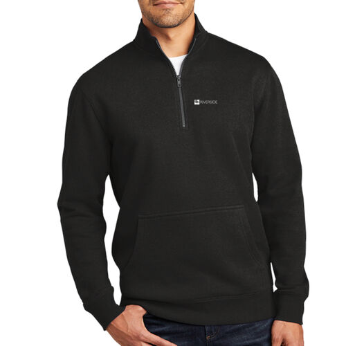 Adult Unisex Fleece  1/4 Zip with Pocket Thumbnail