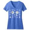 Women's Perfect Blend ® CVC V Neck Tee Thumbnail